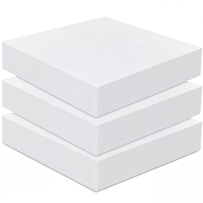 Frienda 3 Pack 4" x 25" x 25" Upholstery High Density Foam Cushion - size: 4 x 25 x 25 Inch