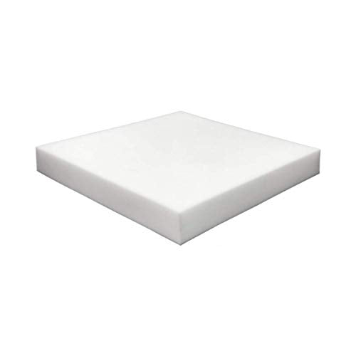 Foamma 1-Pack 2" x 18" x 18" High Density Upholstery Foam - Chair Cushion Square Foam for Dining Chairs, Wheelchair Seat Cushion Replacement - color: High Density Foam, size: (1-Pack) 2" x 18" x 18"