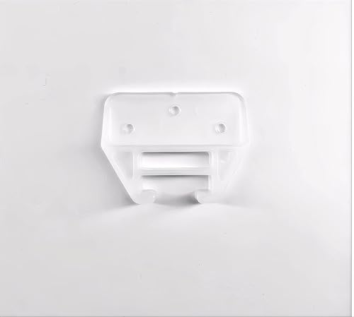 CAMGJORT(12 PCS) Drawer Guides Center Mount 2-7/16 x 1-7/8 x 1/2 Plastic Drawer Track Guides with Screws for Dresser Furniture Cabinet Closet Drawer