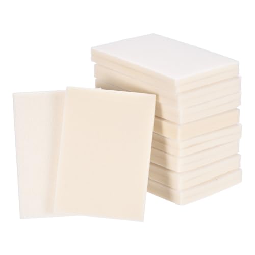 18Pcs 400Grit Sanding Sponges, 4x2.8In Hook & Loop White - size: 400 Grit