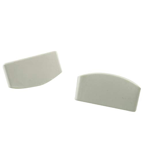 30pcs 57x8mm White Plastic Bed Slat End Caps Holders Plastic Connector Furniture Accessories for Holding Securing Wooden Slats Bed Base