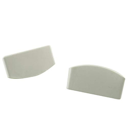 30pcs 57x8mm White Plastic Bed Slat End Caps Holders Plastic Connector Furniture Accessories for Holding Securing Wooden Slats Bed Base
