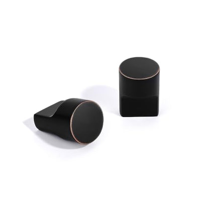 AVICCI 10 Pack Cabinet Knobs 10 Pack Oil-Rubbed Bronze Kitchen Cabinet Handles Modern Gold Pulls for Dresser Drawers,Cabinet Hardware Cabinet pulls - color: Oil Rubbed Bronze, size: 0.94"(24mm)Diameter-10Pcs