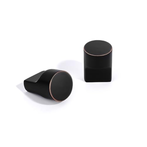 AVICCI 10 Pack Cabinet Knobs 10 Pack Oil-Rubbed Bronze Kitchen Cabinet Handles Modern Gold Pulls for Dresser Drawers,Cabinet Hardware Cabinet pulls - color: Oil Rubbed Bronze, size: 0.94"(24mm)Diameter-10Pcs