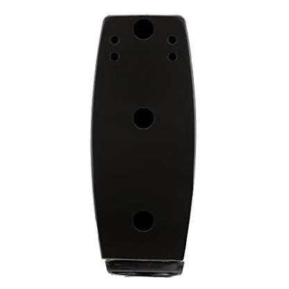 RecPro Black RV Baggage Door Catch Latch | Rounded Compartment Clip | 1 Pack - size: 1 Pack