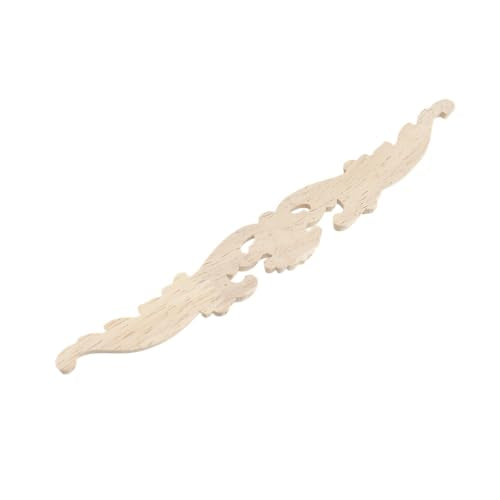 Wood Carved Onlays Appliques (Style5,4 pcs) - style: Style5,4 pcs