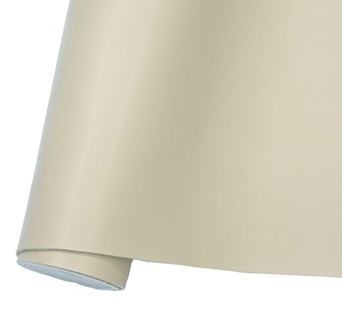 TGXRZX Faux Leather Sheets,Leather Fabric,Vinyl Faux Leather,Apricot1/3Yard - color: Apricot, size: 1/3 Yard