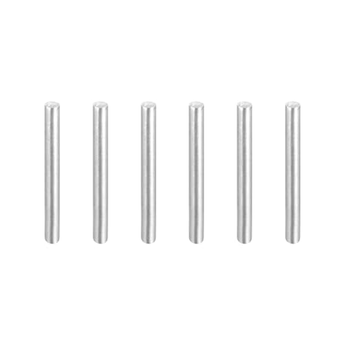 MECCANIXITY 6Pcs 1/16" x5/8" Dowel Pins Cylindrical Shelf Support Pegs - size: 1/16"x5/8"