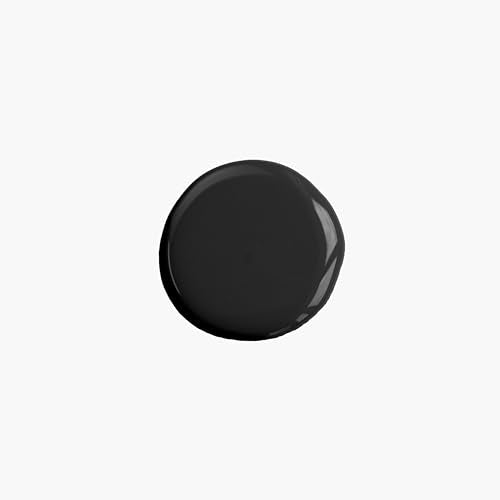 Kacha Furniture Paint | Black Chalk Style Paint for Furniture, Cabinets, and Crafts | Pint -16 oz | Eclipse | Low VOC | Matte | (Topcoat Required) - color: Eclipse Black, size: 16 Fl Oz (Pack of 1)