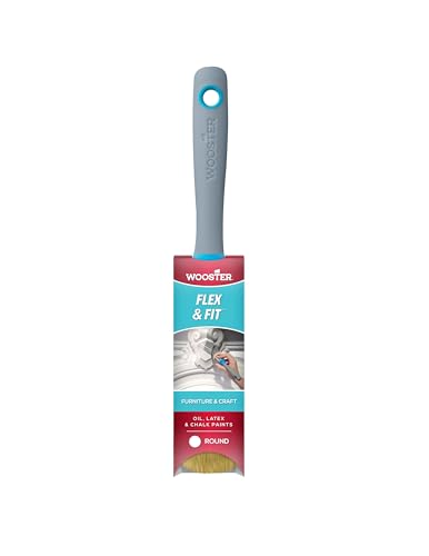 Wooster 8714 Flex & Fit Round Paintbrush for Furniture & Crafts 1 1/2"