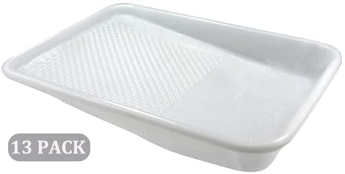 Great Andrew Paint Tray Liners 9 Inch, 13 Pack Disposable Paint Roller Tray Liners, Paint Pan Textured Liners for House Painting Projects, Home or Commercial Use - size: 13 Pack Liners, 9 In