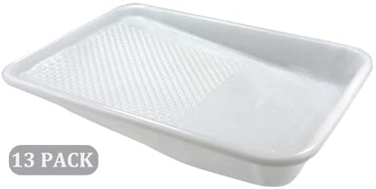 Great Andrew Paint Tray Liners 9 Inch, 13 Pack Disposable Paint Roller Tray Liners, Paint Pan Textured Liners for House Painting Projects, Home or Commercial Use - size: 13 Pack Liners, 9 In