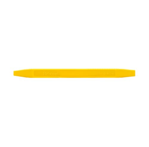 Tapered End Stick Tool, Plastic Construction, Yellow Finish, 7-7/8" Length, Non-Scratch Hand Tool for Caulk, Sealant, Vinyl Window Channels, Mixing, Glazing - Pack of 5 - style: Tapered Stick