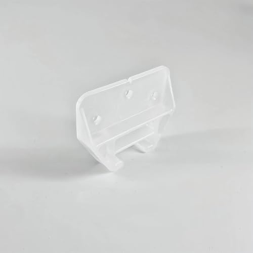 CAMGJORT(12 PCS) Drawer Guides Center Mount 2-7/16 x 1-7/8 x 1/2 Plastic Drawer Track Guides with Screws for Dresser Furniture Cabinet Closet Drawer