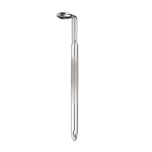 HARFINGTON Offset Screwdriver PH2/PH2 Right Angle 90 Degree Screw Driver Double Ended L-type 4.13" Length Hand Tool for Repair, Silver - size: PH2/PH2, 4.13", style: L-type