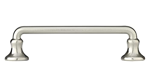 Richelieu Toulon 3 3/4-inch (96 mm) Brushed Nickel Round Cabinet Pull - color: Brushed Nickel, size: 3 3/4 in (Pack of 1)