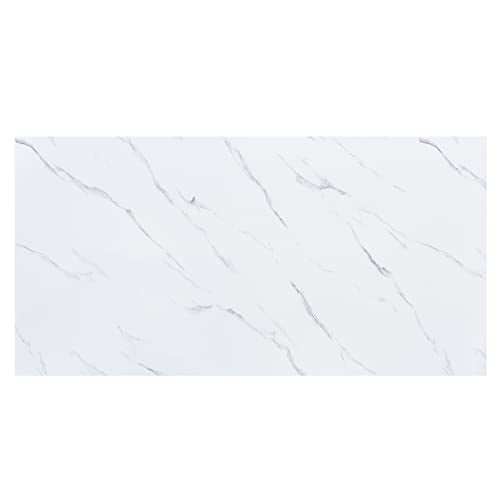 Haimin 3D Wall Panels Peel and Stick Marble Tile Look 10 Pack Waterproof - color: White-LYB