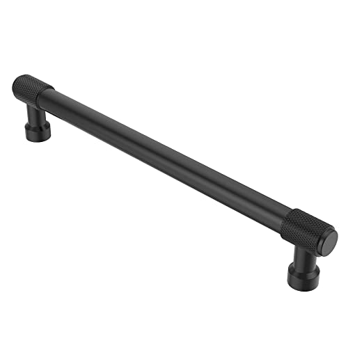 Alzassbg 7" Matte Black Cabinet Pulls and Handles 10 Pack, AL3017MB - color: Matt Black, size: 7" Hole Center