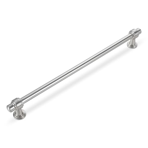 Brushed Nickel Kitchen Cabinet Pulls 10 Inch 10 Pack - color: Brushed Nickel, size: 10" Hole Center(254mm)