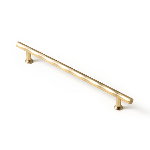7.56" c-c Champagne Bronze Cabinet Pulls Hammered Drawer Pulls Zinc Alloy - color: Champagne Bronze, size: 7.56"(192mm) Center to Center