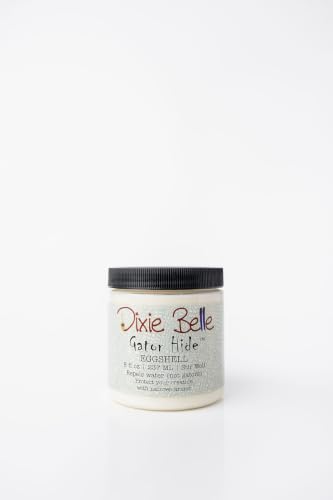 Dixie Belle Gator Hide Polyacrylic Topcoat (Eggshell, 8oz) - color: Eggshell, size: 8 Fl Oz (Pack of 1)