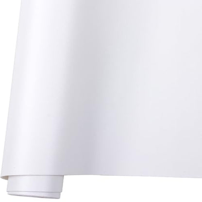 Ramya Smooth Solid Color White Faux Leather Sheets 1Rolls 12"x 53" (30cm x 135cm),Faux Leather is Great for Handmade DIY Craft Projects, Bows,Leather Earrings (White) - color: White
