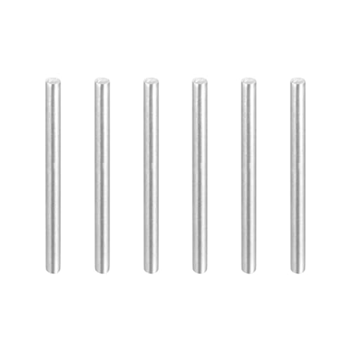 MECCANIXITY 6Pcs 1/16" x7/8" Dowel Pins Cylindrical Shelf Support Pegs - size: 1/16"x7/8"