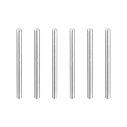 MECCANIXITY 6Pcs 1/16" x7/8" Dowel Pins Cylindrical Shelf Support Pegs - size: 1/16"x7/8"