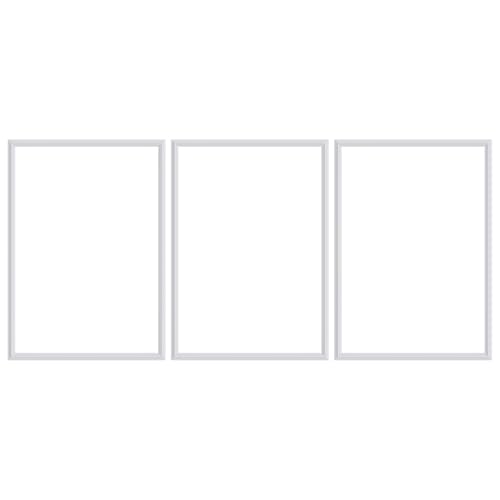 3 Set Panels Peel and Stick Premade Wainscoting Accent Wall Panels for Interior Wall Decor Easy DIY Build and Picture Frame Door Decor (20 x 28 in) - color: 20 x 28 in