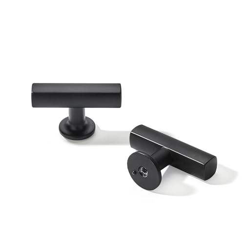 Khtumeware 10 Pack Matte Black Cabinet Knobs - 2 Inch Zinc Drawer Knobs for Kitchen & Dresser Drawers - color: Polished Chrome, size: 1.96"(50mm)Hole Center