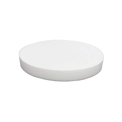 FoamRush 2" x 12" x 12" Diameter Premium Quality High Density Upholstery Foam (Bar Stools, Seat Cushion, Pouf Insert, Patio Round Cushion Replacement) Made in USA - color: High Density Foam, size: 2" x 12" Diameter (Round)