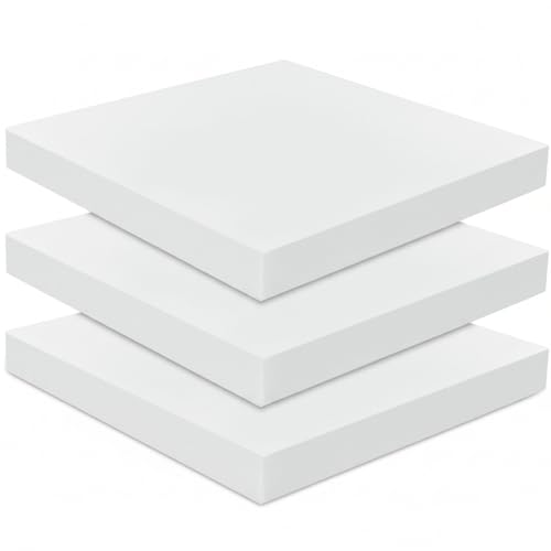 Frienda 3 Pack 2" x 20" x 20" Upholstery High Density Foam Cushion - size: 2 x 20 x 20 Inch