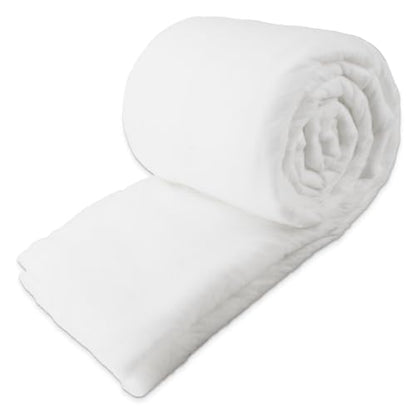 Upholstery Batting Dacron Polyester Cushion Wrap, 1/2 Inch Thick Batting for Foam Padding, Cushions and DIY Upholstery Projects - size: 48" Wide x 5 Yards