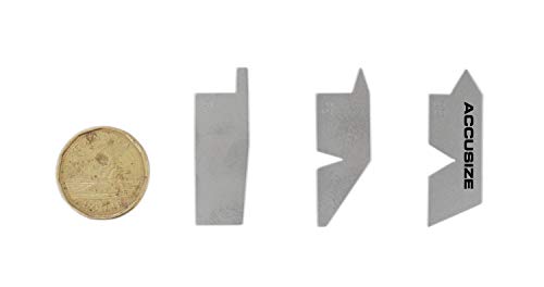 Accusize 18-Piece Angle Gage Set, Stainless Steel, Satin Finish