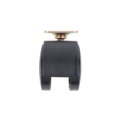 Shepherd Hardware 9417 2-Inch Office Chair Caster, Twin Wheel, 1-1/2-Inch Sq. Plate, 75lb Load Capacity, 2-Pack,Black - style: 2" wheel, 1-1/2" Sq. plate