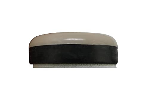 Shepherd SlideGlide 7/8" Round Adhesive Furniture Sliders for Carpet, Heavy-Duty Protective Furniture Moving Pads with Self-Adhesive or Screw-On Application, Set of 8, Beige - size: 0.875 inch