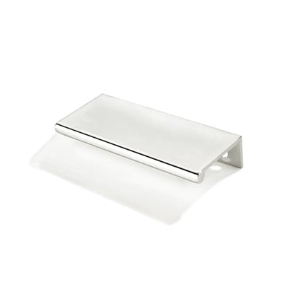 khtumeware 2 Pack 3 inch(76mm) Hole Center Vibrant Polished Nickel Finger Edge Pull Solid Zinc Drawer Pull Hidden Edge Treatment Hardware Finger Pull Kitchen Drawer Hardware - color: Polished Nickel, size: 3inch(76mm) hole center