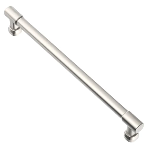 Alzassbg 7-1/2" Brushed Satin Nickel Cabinet Pulls 10 Pack, AL0005SN - color: Brushed Satin Nickel, size: 7-1/2" Hole Center
