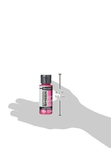 DecoArt Acrylic 2 Ounce, Pink Tourmaline Extreme Sheen Paint, - color: Pink Tourmaline, size: 2 Fl Oz (Pack of 1)