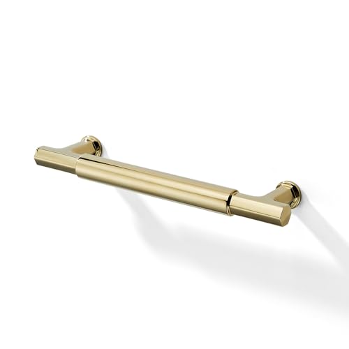 SAILING 10 Pack Cabinet Pulls-5 Inch/128mm Kitchen Cabinet Handles Polished Gold Cabinet Pulls for Bathroom Dresser Pulls Hardware Cabinet Handles SA10185 - color: Polished Gold, size: 5"(128mm)Hole Center-10Pcs