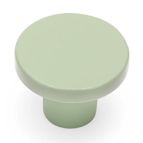 Ravinte Cabinet Knobs, 10 Pack Light Green Dresser Drawer Pulls, 1-1/5 Inch - color: Light Green