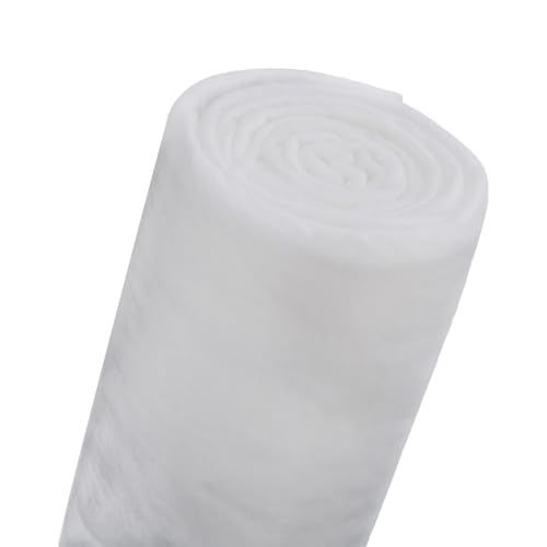 Quilt Batting by The Roll 48 Inch Polyester Quilt Batting, Soft Batting for Quilts Fiberfill Stuffing Fabric for Cushion Interior Decoration Crafts - size: 48 inch*5 yards