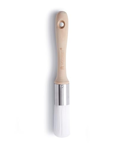 VOOMEY 1 Inch Round Paint Brush for Trim, Furniture & DIY Projects - size: 1 inch Round Paint Brush