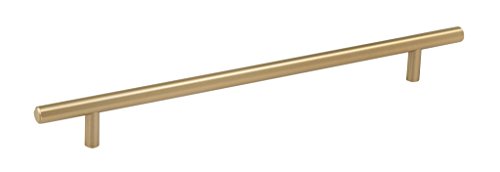 Amerock 10-1/16" Bar Pulls Golden Champagne Drawer Pull - color: Golden Champagne, size: 10-1/16 Inch (256 mm) Center-to-Center