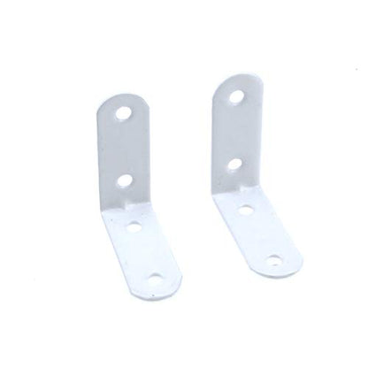 Coshar 20 Pcs Small Right Angle Bracket Corner Brace L Shape Shelf Bracket - size: 1.9"x1.9"x0.71"