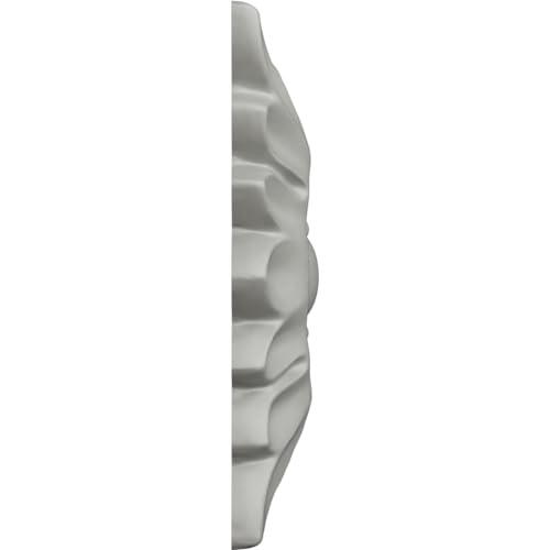 Ekena Millwork ROS04X04X00CL Jackson Square Rosette, 4"W x 4"H x 5/8"P, Primed