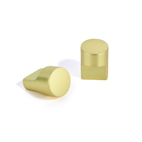 AVICCI 10 Pack Cabinet Knobs 10 Pack Brushed Gold Kitchen Cabinet Handles Modern Gold Pulls for Dresser Drawers,Cabinet Hardware Cabinet pulls - color: Brushed Gold, size: 0.94"(24mm)Diameter-10Pcs