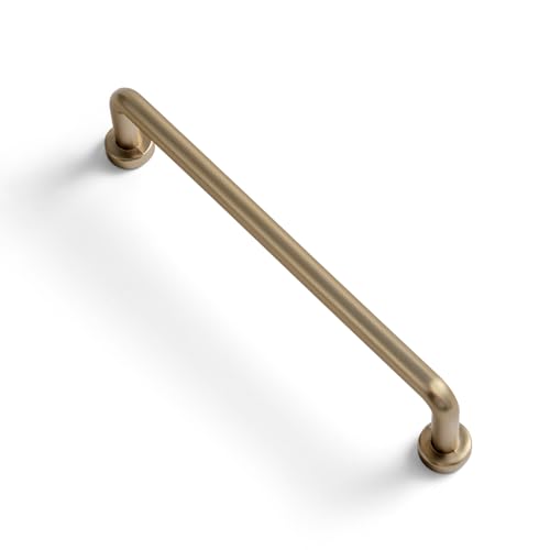 Goo-Ki 6 Pack 5" Center to Center Champagne Bronze Modern Cabinet Pulls Solid Contemporary Home Improvement Hardware Drawer Pulls Zinc Alloy Kitchen Handles - color: Champagne Bronze, size: 5'' Center to Center