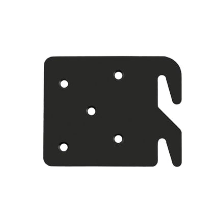 Heavy Duty Bed Rail Brackets for Bed Frame, Black-2 Pcs - size: Hook Plates