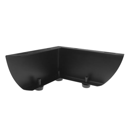 4PCS Black Metal Furniture Feet 2 Inch Heavy Furniture Replacement Feet Modern Furniture Legs with Screws for Cabinets Beds Sofas Dressing Table Legs, etc.